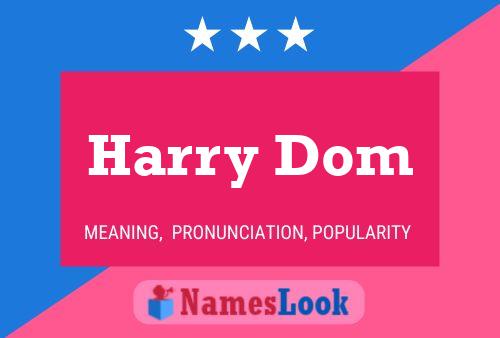 Pôster do nome Harry Dom