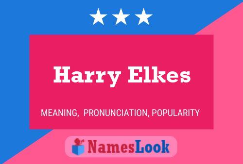 Pôster do nome Harry Elkes