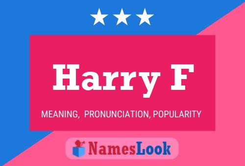 Pôster do nome Harry F