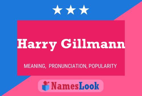 Pôster do nome Harry Gillmann