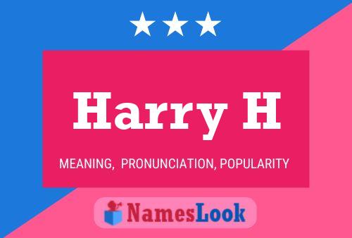 Pôster do nome Harry H