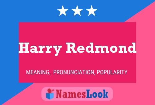 Pôster do nome Harry Redmond