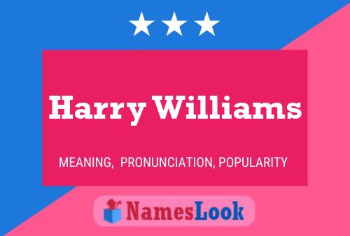 Pôster do nome Harry Williams