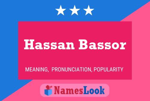 Pôster do nome Hassan Bassor