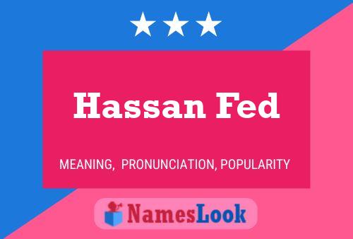 Pôster do nome Hassan Fed