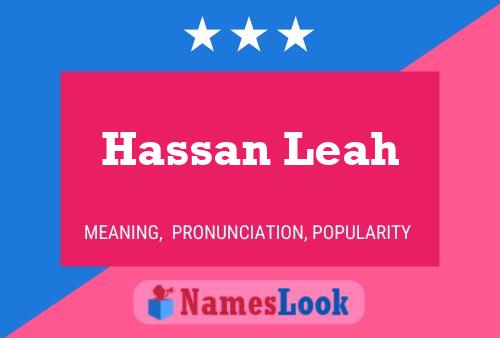 Pôster do nome Hassan Leah