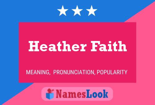 Pôster do nome Heather Faith