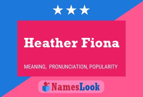 Pôster do nome Heather Fiona