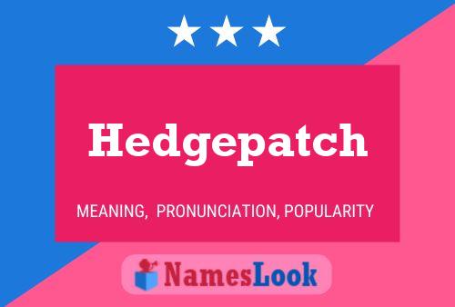 Pôster do nome Hedgepatch