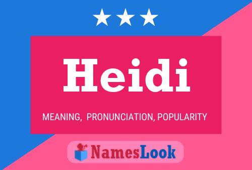 Pôster do nome Heidi