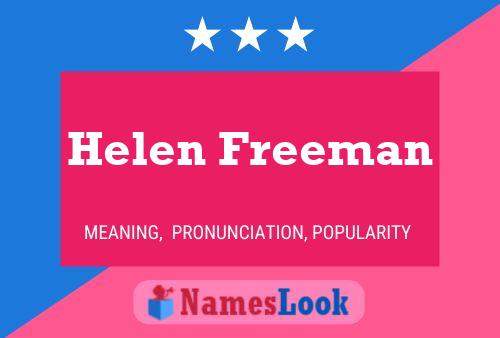 Pôster do nome Helen Freeman