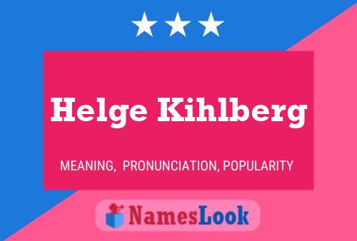 Pôster do nome Helge Kihlberg