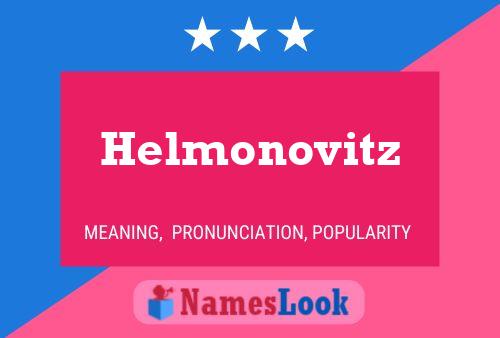 Pôster do nome Helmonovitz