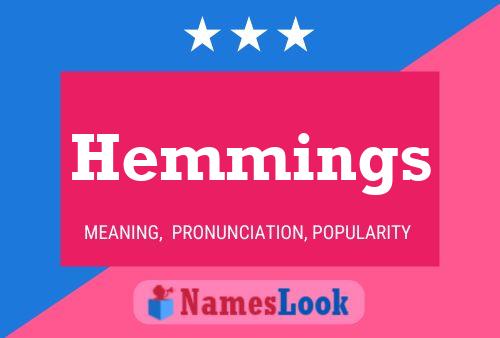 Pôster do nome Hemmings