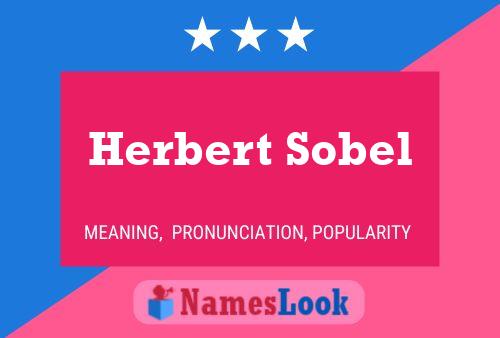 Pôster do nome Herbert Sobel