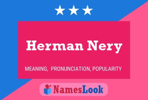 Pôster do nome Herman Nery