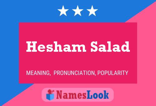 Pôster do nome Hesham Salad