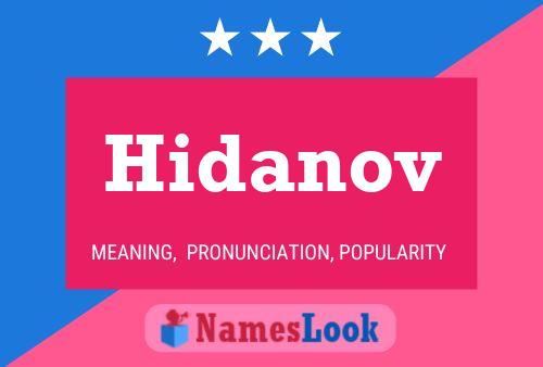 Pôster do nome Hidanov