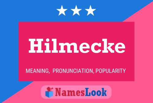 Pôster do nome Hilmecke