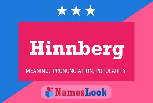 Pôster do nome Hinnberg