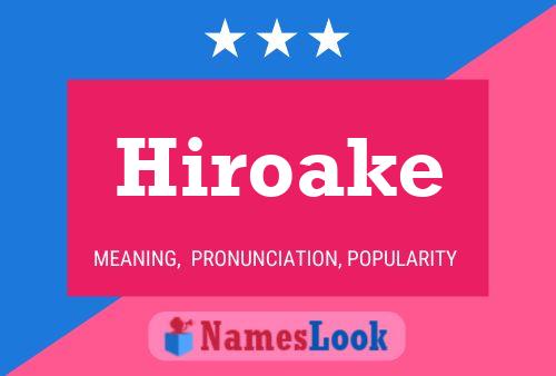 Pôster do nome Hiroake