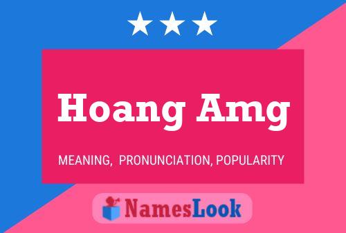 Pôster do nome Hoang Amg