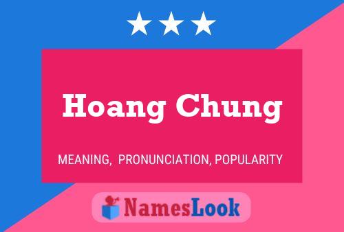 Pôster do nome Hoang Chung