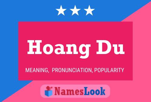 Pôster do nome Hoang Du