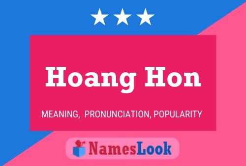 Pôster do nome Hoang Hon