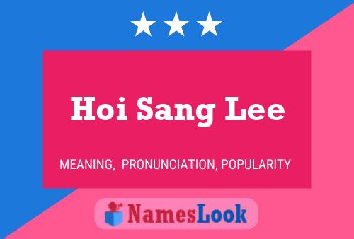 Pôster do nome Hoi Sang Lee