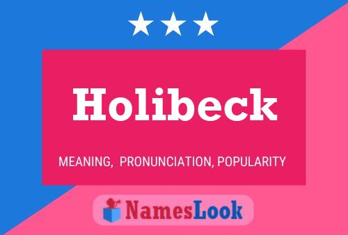 Pôster do nome Holibeck