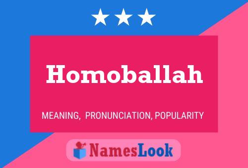 Pôster do nome Homoballah