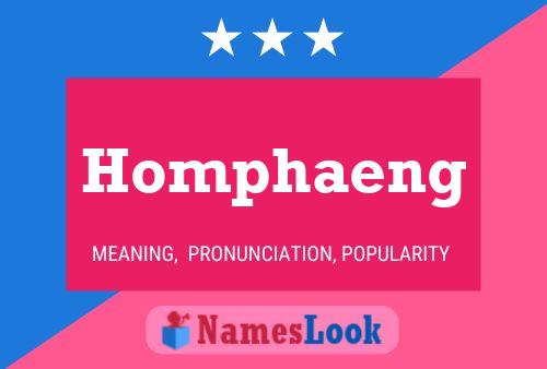 Pôster do nome Homphaeng