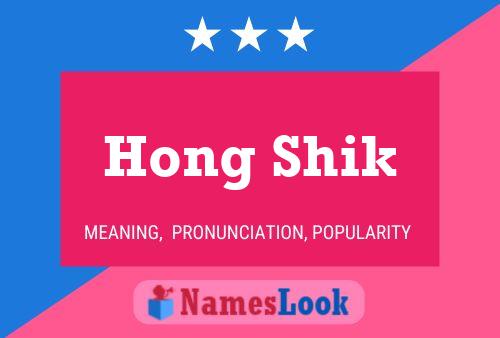 Pôster do nome Hong Shik