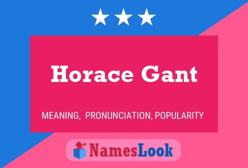 Pôster do nome Horace Gant