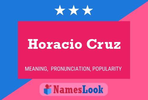 Pôster do nome Horacio Cruz