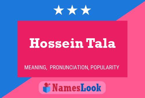 Pôster do nome Hossein Tala