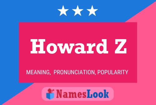 Pôster do nome Howard Z