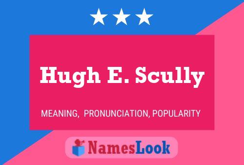 Pôster do nome Hugh E. Scully