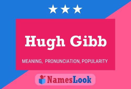 Pôster do nome Hugh Gibb