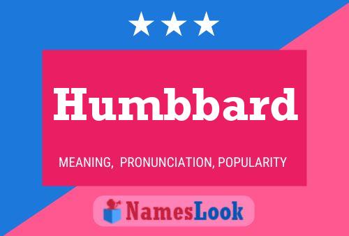 Pôster do nome Humbbard