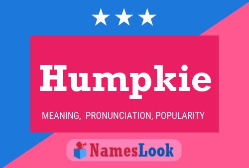 Pôster do nome Humpkie