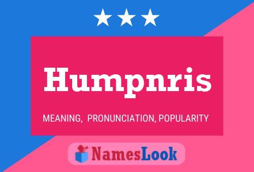 Pôster do nome Humpnris