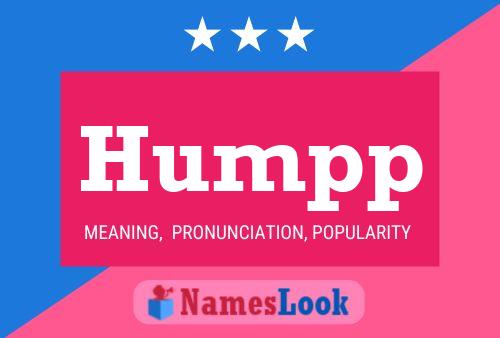 Pôster do nome Humpp