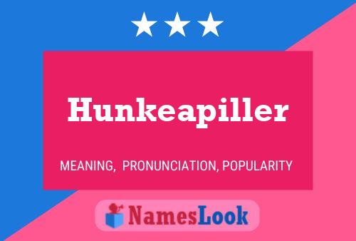 Pôster do nome Hunkeapiller