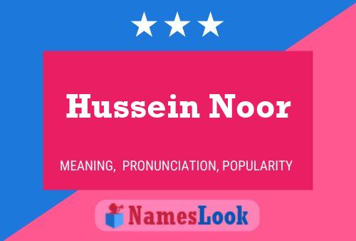 Pôster do nome Hussein Noor