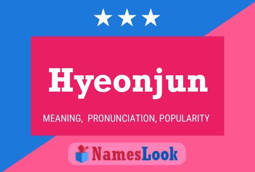 Pôster do nome Hyeonjun