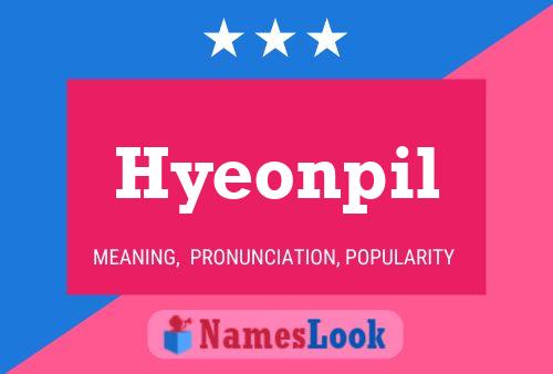 Pôster do nome Hyeonpil