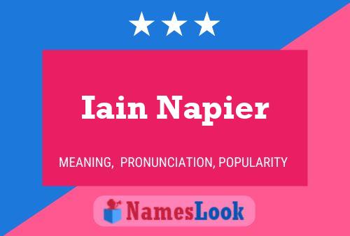 Pôster do nome Iain Napier