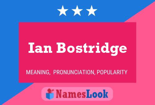 Pôster do nome Ian Bostridge